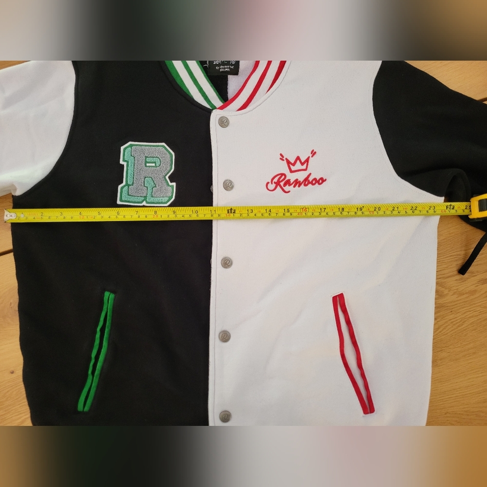 Ranboo varsity fleece jacket, size large